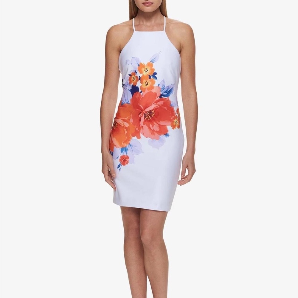 Guess Floral Halter Dress